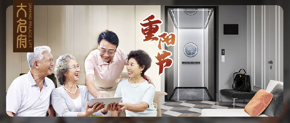 大名府家用电梯 | 老人乘梯须知现奉上，九九重阳全家共畅享
